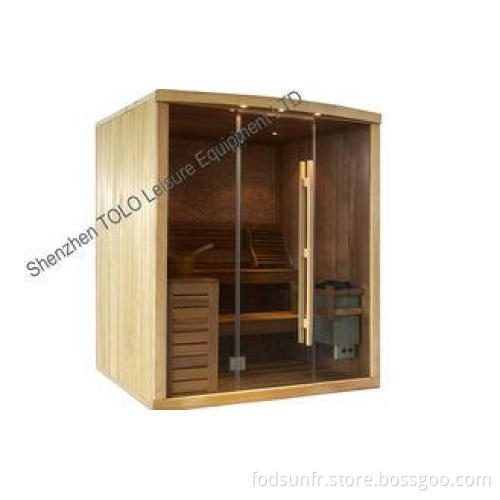 Cedar or hemlock dry heat sauna for 1 person / 2 person